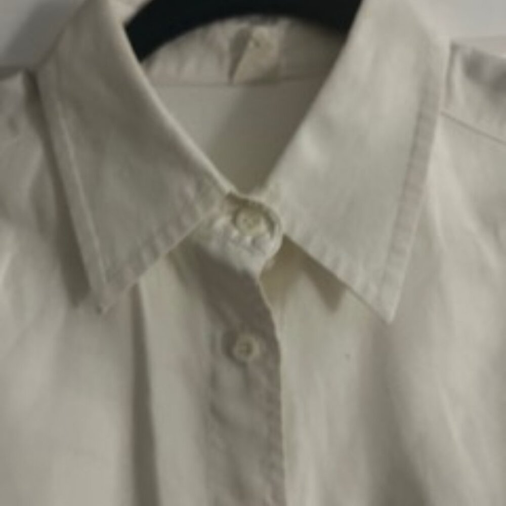 Jcrew White Tailored Button Down With Cuff Long S… - image 2